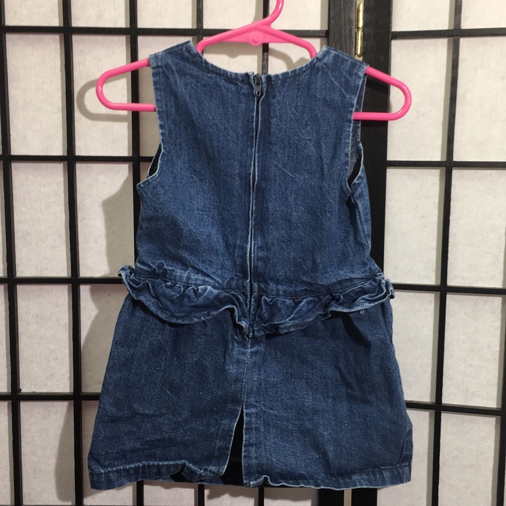 Denim Ruffled Jumper Size 3T - Picture 5 of 7